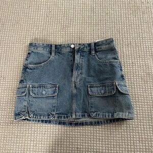 Denim Mini Skirt